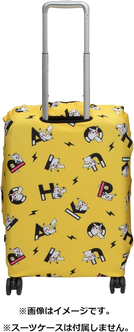 Amazon ポケモンセンターオリジナル スーツケースカバー Pikapikachu Yellow M アニメ 萌えグッズ 通販