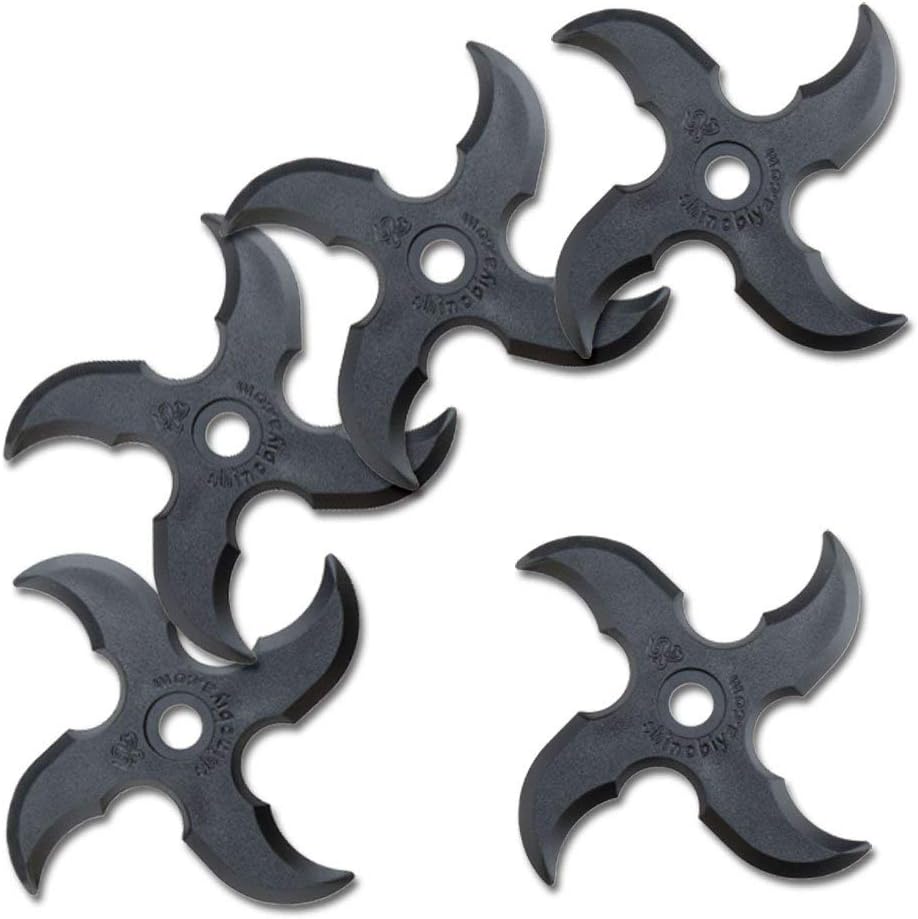 Halloween Ninja Rubber Toy Star - Manji - 5pc Set [Sports] by Throwing Star