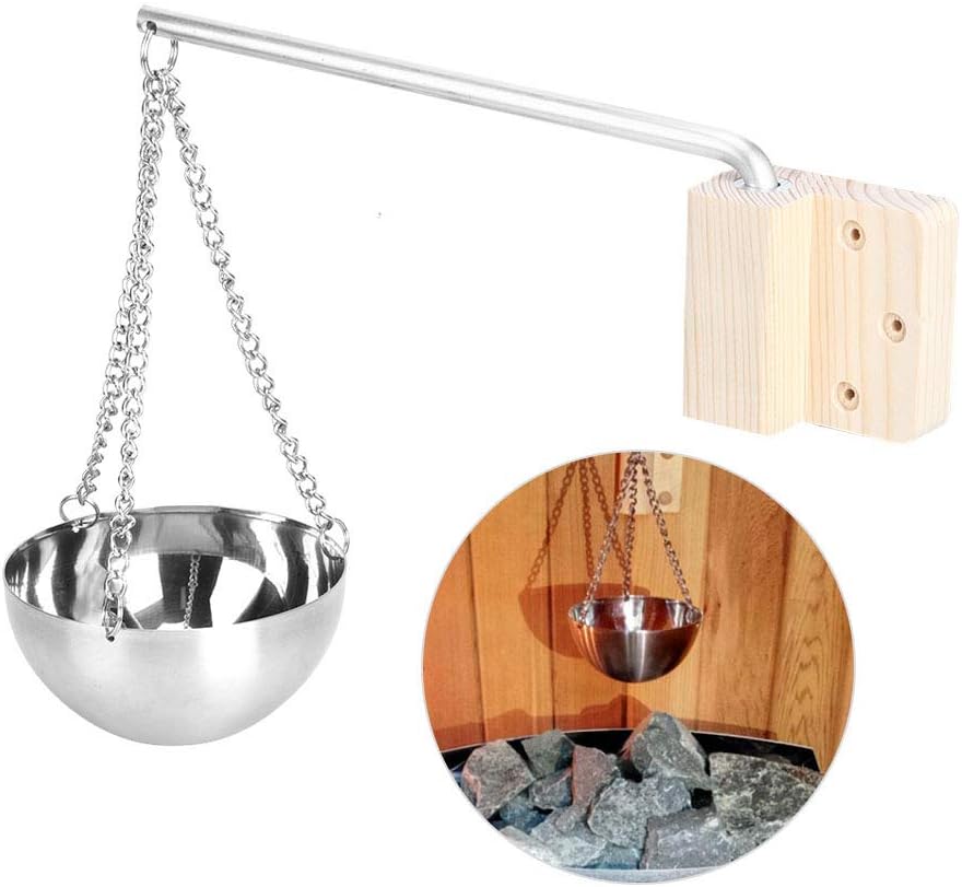 LIZERDYX Sauna Oil Cup Sauna Aromatherapy Oil Holder Essential Oil Fragrance Diffuser Bowl for Sauna and Spa Sauna Room Accessories : Garden & Outdoor