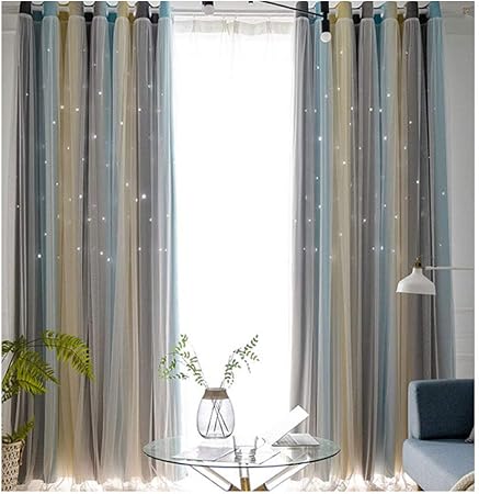 Cortinacortinas Opacas para Ventana Salediza De Dormitorio, 55 X 67
