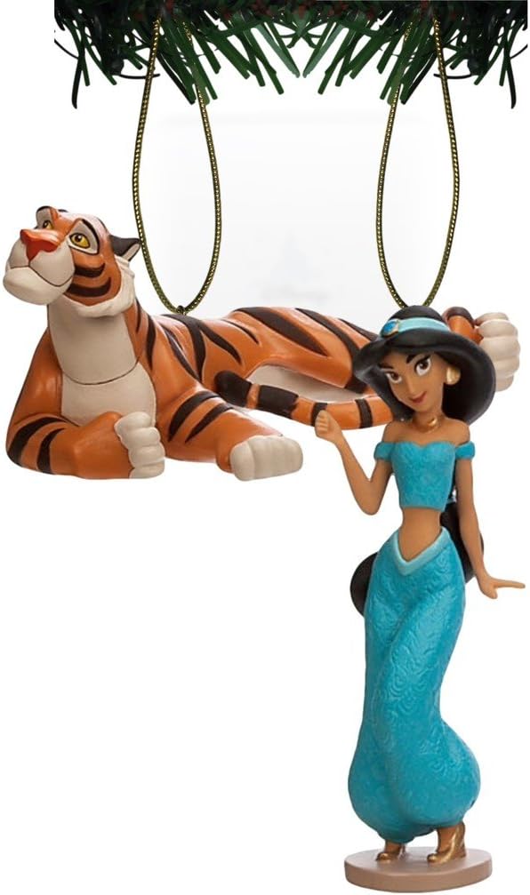 Disney Aladdin "Jasmine & Rajah" 2 Pc. Ornament Set