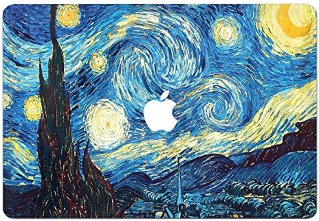 Starry Night by Van Gogh MacBook Pro sticker decal vinyl skin design by Mac Tatt! Customize your Apple computer Laptop!