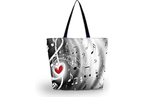 ICOLOR Reusable Grocery Bags Hand Bags Totes, Foldable Handbags Grocery Tote Beach Bag Shopping Bags Zipper Bags for Women Me