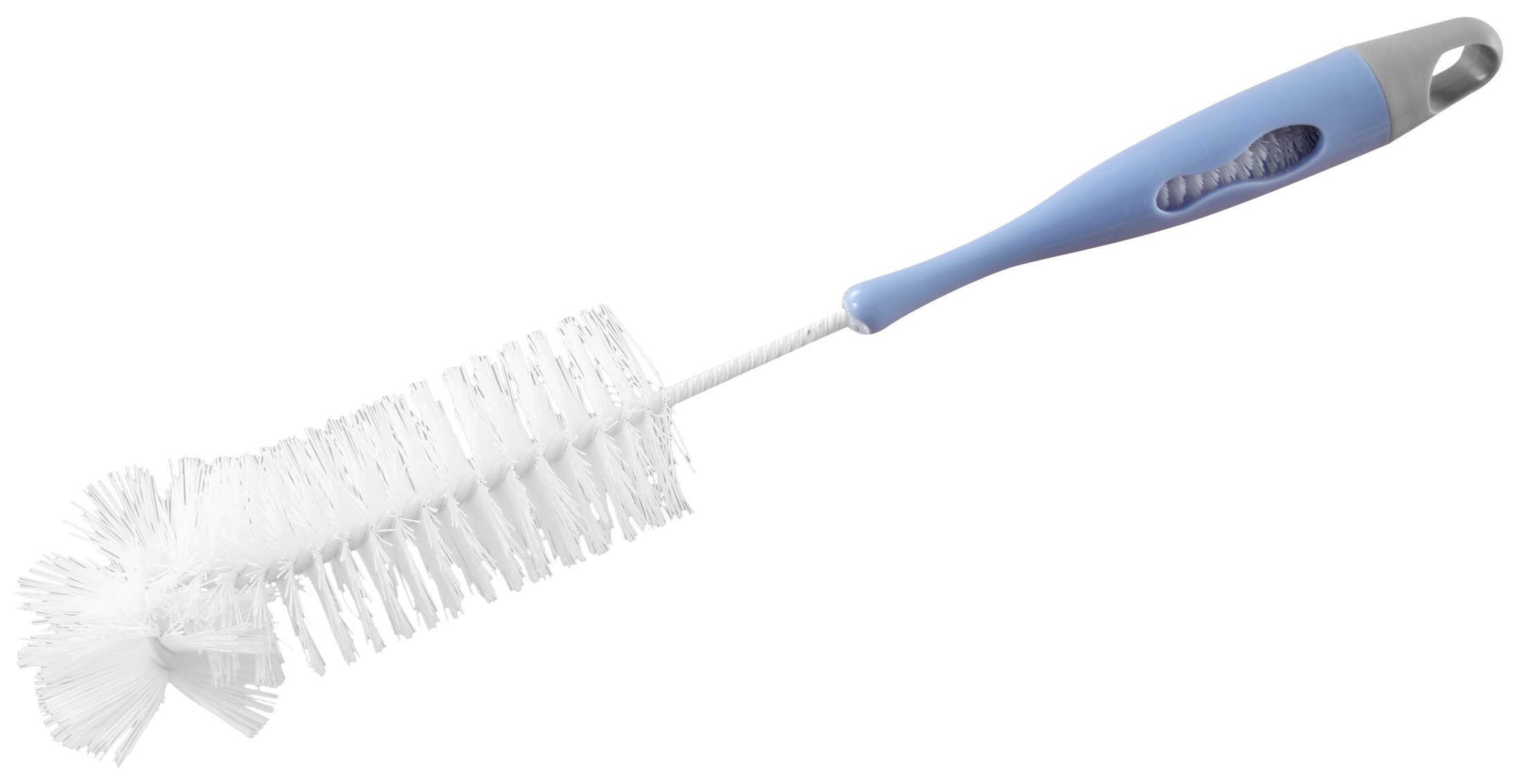 Fackelmann Baby Bottle Brush, White/Blue, 13.5 x 2 x 1.5