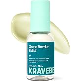 KraveBeauty Great Barrier Relief Face Serum for Dry, Sensitive Skin, 45 mL | Soothing Serum Cream Hydrates &amp; Supports Facial Skin Barrier with 10% Tamanu Oil, Niacinamide &amp; Ceramides, Fragrance-Free