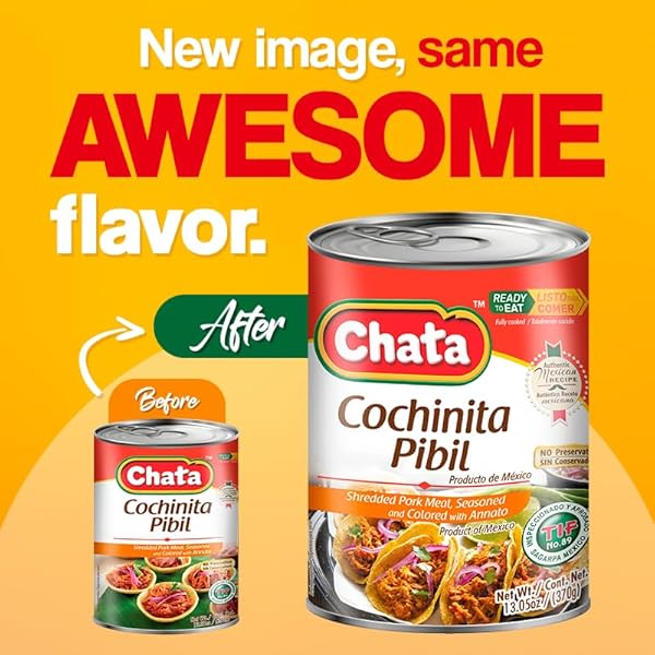 CHATA COCHINITA PIBIL, SHREDDED PORK MEAT WITH ANNATTO SEASONING, 13.05 OZ, PACK OF 1