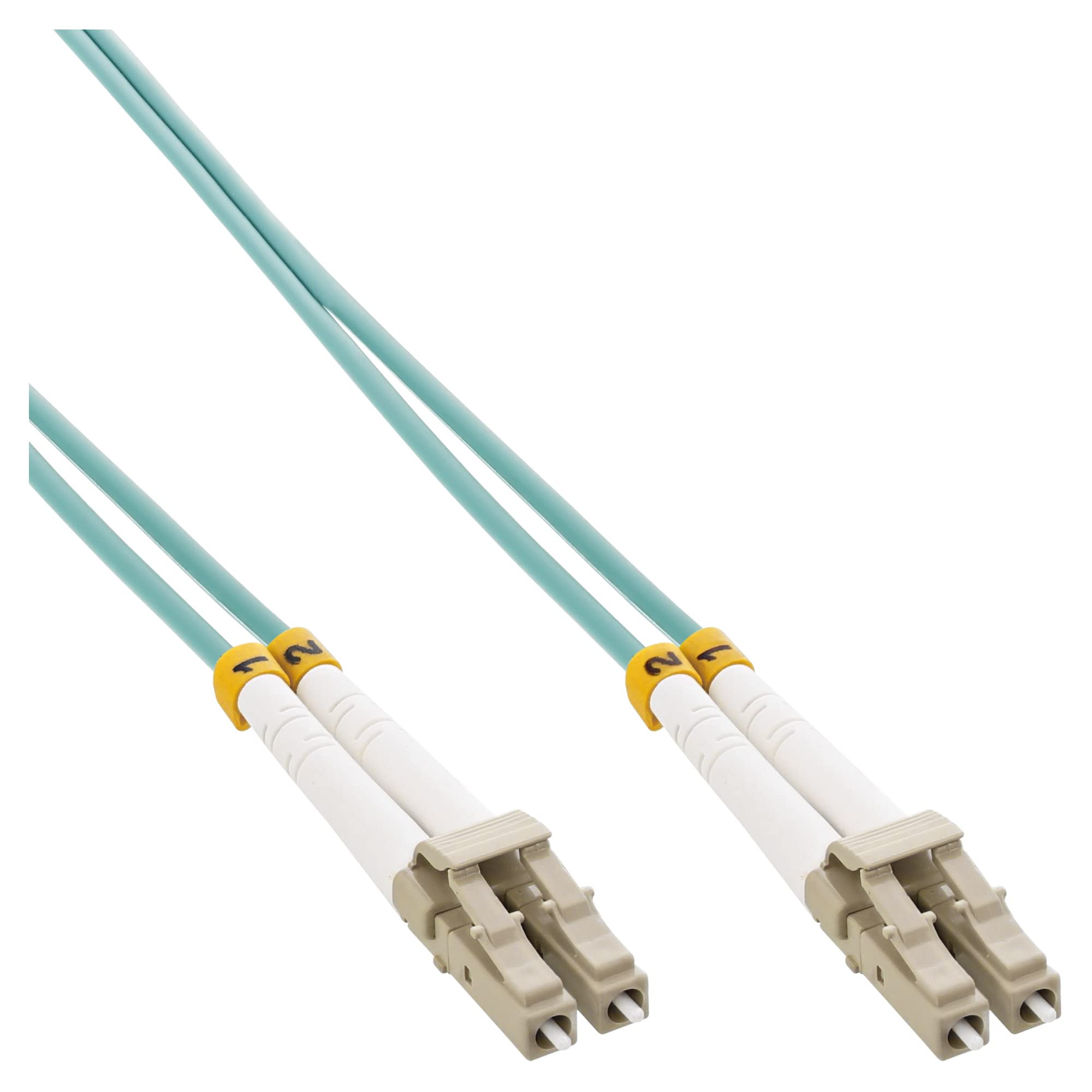 InLine 88544O LWL Duplex Cable LC/LC OM3 / 0.5 m