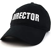 Trendy Apparel Shop Director Embroidered Soft Cotton Low Profile Dad Hat Baseball Cap