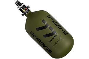 HK Army HPA Paintball Tank - Lightweight Alpha Air Carbon Fiber Compressed Air Tank - 48ci/4500 psi