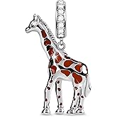 GNOCE Giraffe Pendant 925 Sterling Silver Independent and Noble Dangle Charm Fits All Bracelet/Necklace Christmas Gifts for Women Wife Daughter
