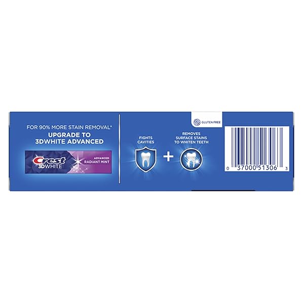 CREST BAKING SODA & PEROXIDE WHITENING TOOTHPASTE WITH TARTAR PROTECTION, FRESH MINT 4.2 OZ (119) – PACK OF 2