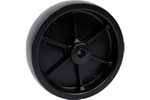 SeaSense 6? Replacement Jack Wheel, Black, 6"