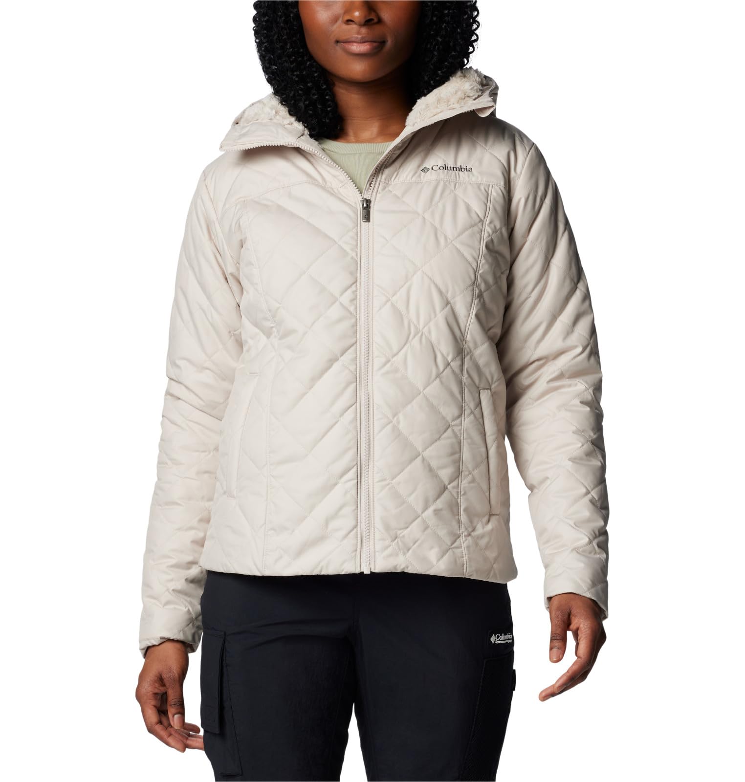 Photo 1 of Columbia Women's Copper Crest II Hooded Jacket, Dark Stone, Large