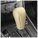 Leather Gear Shift Cover Diamond Embroidery