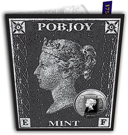 Pobjoy Mint - Isle of Man - 175th Anniversary of the Penny Black Stamp - Cupro Nickel Commemorative Coin in a Pack - 2015