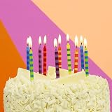Talking Tables 24 Bright Rainbow Birthday Candles with Holders 7cm view 6