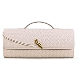 BEGONICA Evening Clutch Purses for Women Formal Handmade Woven Shoulder Handbag Fashion Crossbody Bags for Women