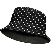Polka Dot Bucket Hat Sun Hat for Women Men Fashion Travel Summer Outdoor Beach Hats Comfortable Fishing Cap