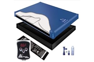 INNOMAX 70% WAVELESS WATERBED Mattress/Liner/Digital Heater/Fill Drain/Conditioner KIT (Queen 60x84 1G5GT2)