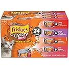Purina Friskies 17172 Extra Gravy Cat Food (24 Can), 55 oz