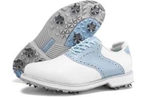 THESTRON Women Professional Golf Shoes Spikes Golf Sport Sneakers Female Outdoor Sports Shoes Golf Walking Sneakers with Spikes