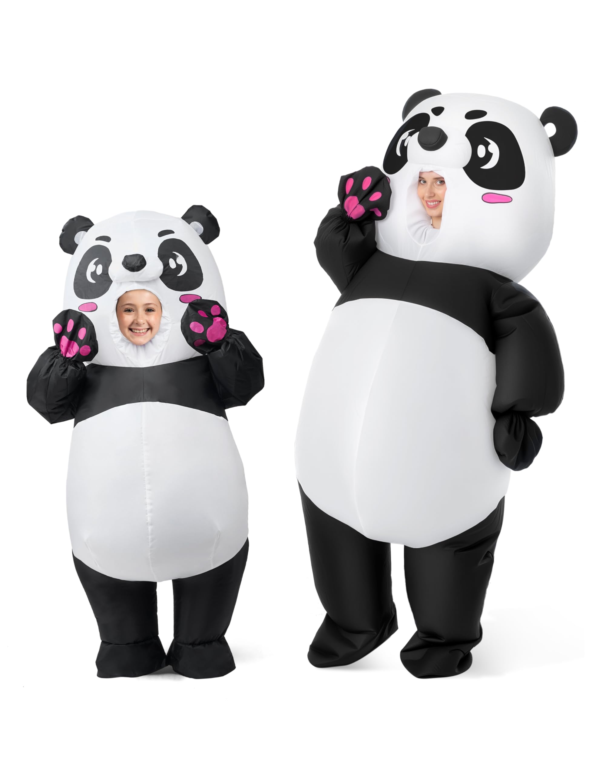 Photo 1 of Spooktacular Creations Adult Inflatable Costume Panda Full Body Inflatable Suit with Gloves, Inflatable Costume for Halloween Themed Cosplay Parties - Adult Unisex One Size