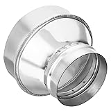PATIKIL 6 Inch to 4 Inch Duct Reducer, Galvanized