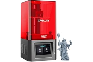 Creality Official HALOT-ONE (CL-60) Resin 3D Printer with Precise Intergral Light Source, WiFi Control and Fast Printing,Dual Cooling & Filtering System, Assembled Out of The Box