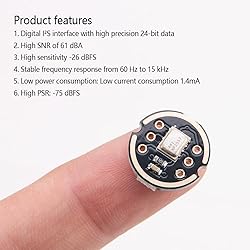 WSDMAVIS 2Pcs High-Performance INMP441 MEMS