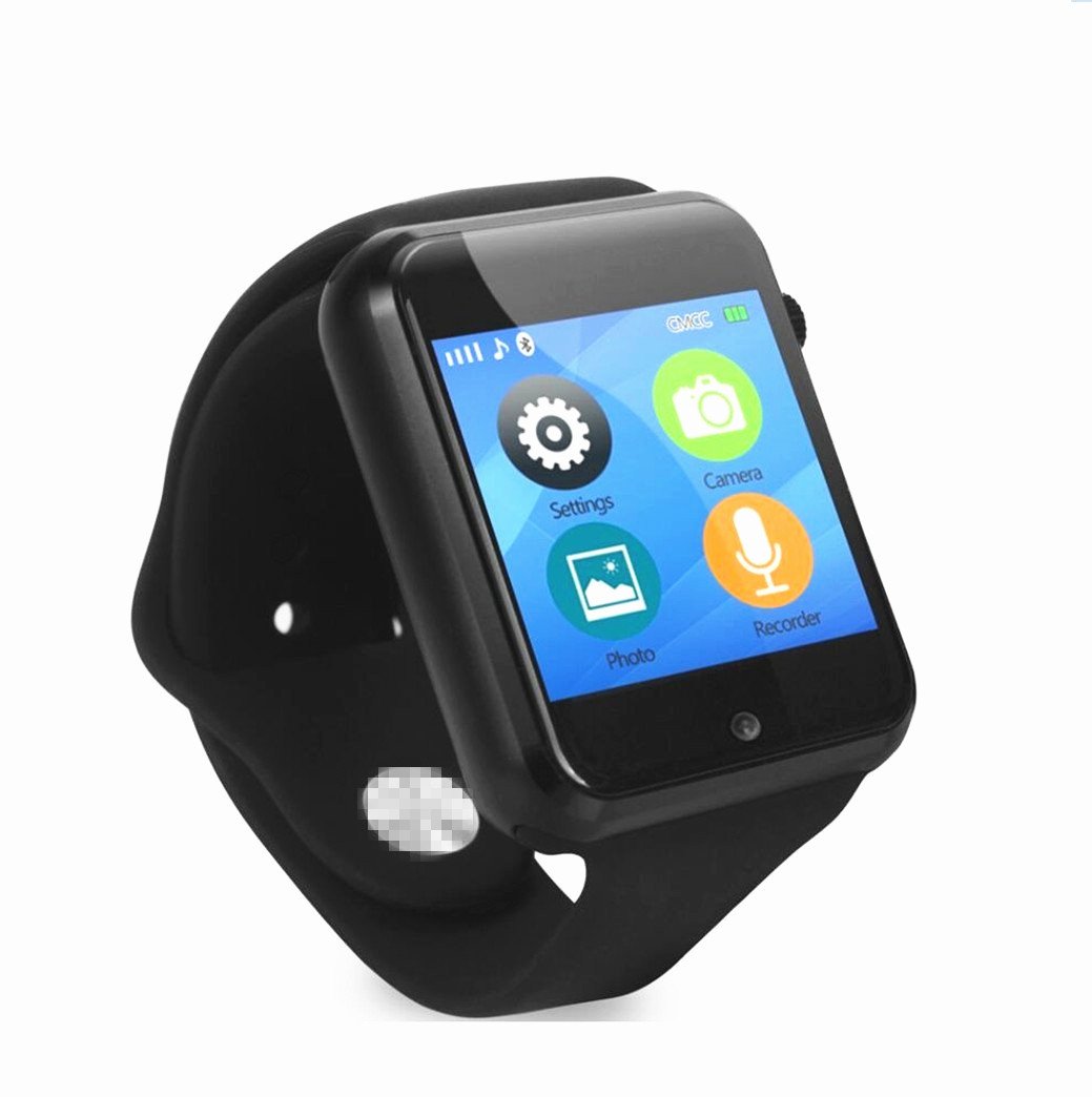 Smart Watch,OURSPOP G1 Bluetooth Touch Screen SmartWatch Unlock Cell Phone SIM 2G GSM With Camera Sleep Monitor,Push Message,Anti lost etc for Men Women Kids Boys Girls