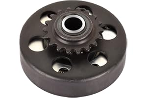 Carkio Go Kart Centrifugal Clutch 18 Tooth 3/4" Bore #35 Chain 20mm Hole Compatible with Mini Bike and Go Kart Racing