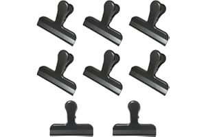 Chip Clips,8 Pcs Stainless Steel Chip Clip for Food Storage,Heavy Duty Bag Clips with Airtight Seal for Office Kitchen Home U