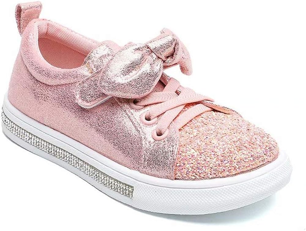 light pink sparkly shoes
