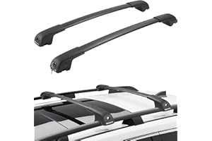 ISSYAUTO Lockable Roof Racks Cross Bars Compatible with 2014-2023 Forester, Aluminum Roof Rail Cross Bars, Low Wind Noise Rooftop Cargo Carrier Crossbars