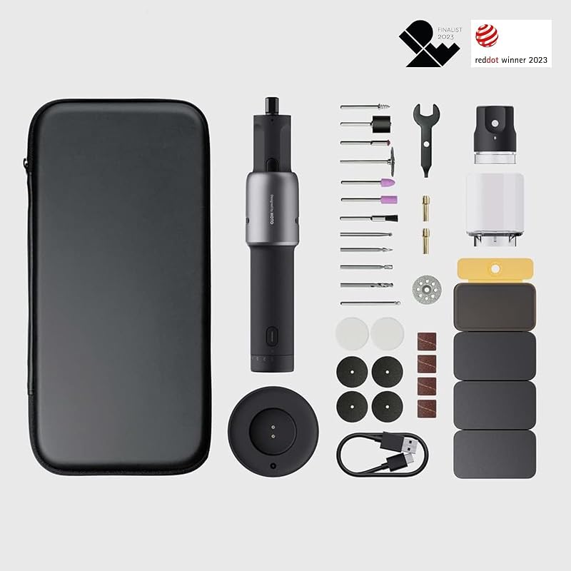 Mini Amoladora 3.6V con 35 Accesorios, Kit Rotativa