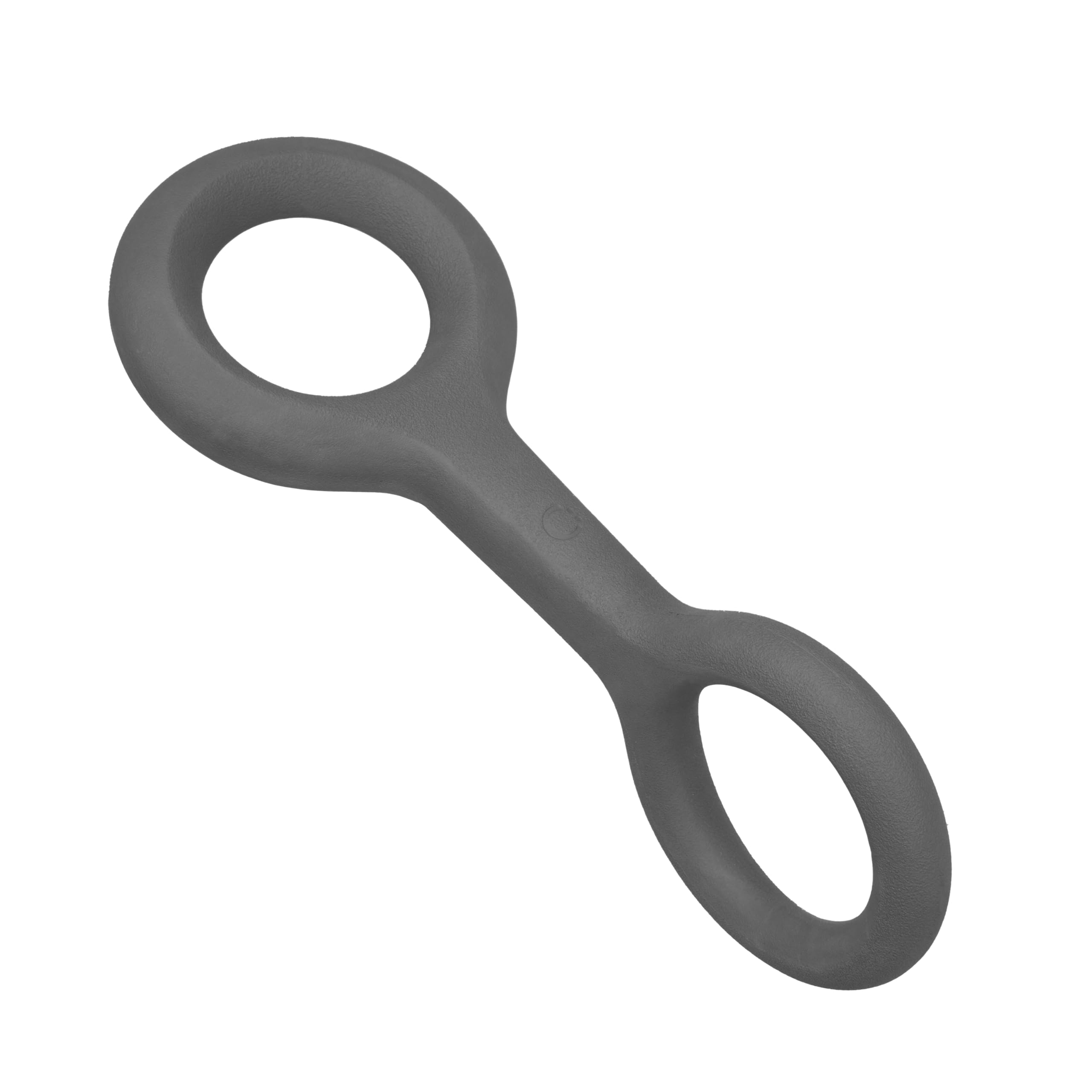 Ubbi Tug of War Dog Toy, Durable Rubber with Ergonomic Grip, for Medium to Large Dog Breeds, Charcoal