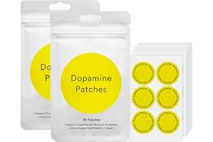 GENERIC 2PC Dopamine Patches - 60 Patches For Women and Men, Advanced and Convenient, Vegan Support for Daily Use