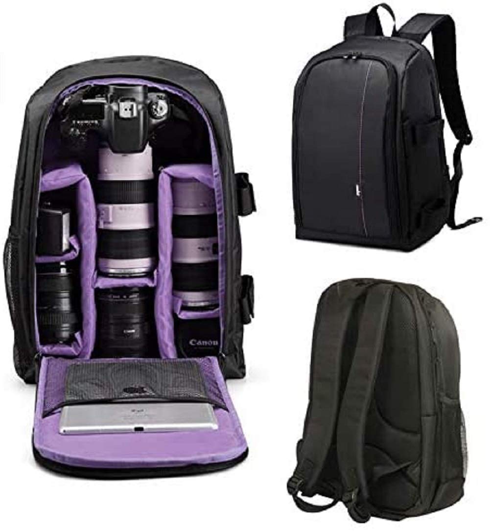 ruckensacark with camera compartment