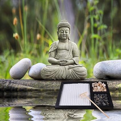 Funihut Table De Meditation Sable Zen Sable Table Micro Paysage Decoration Decoree Psychologique Amazon Fr Cuisine Maison