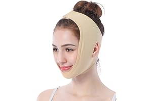 Facial Slimming Mask Face Compact Thin Neck Mask Sleeping Face Lift Reduce Double Chin Belt -XL Sizes for Both Men and Women