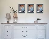 YiPinYin 7x5 Grey Photo Frames Set of 3 Perspex Wall/Tabletop Gallery view 5