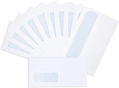 Postmaster DL Window Envelopes 110 x 220mm 80GSM Self Seal Pack 400