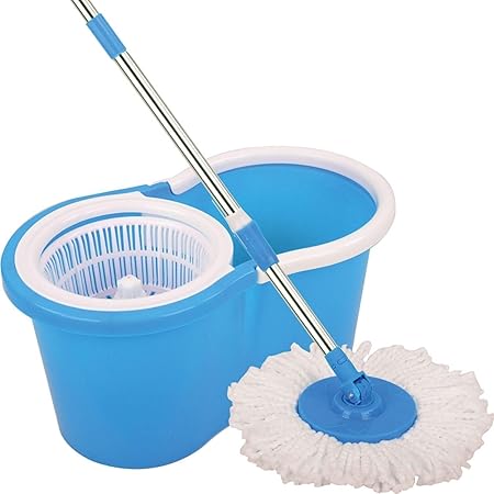 RIFLECTION Bucket Mop Floor Cleaner 360 Degree Spin Floor Cleaner with Two Extra Refills Mop