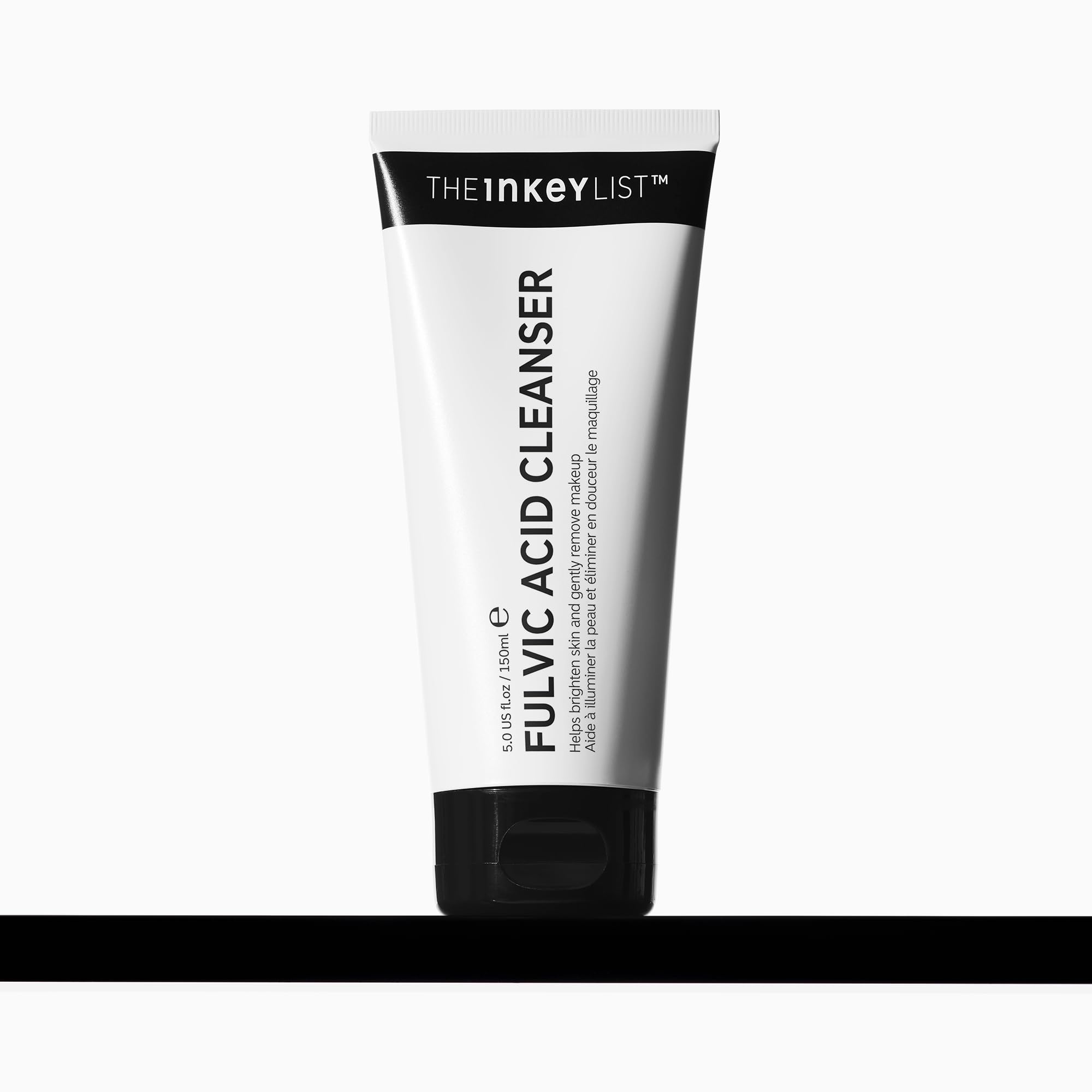 The Inkey List Fulvic Acid Brightening Cleanser 150ml | Removes Makeup | For a Healthy Looking Complexion | Fragrance Free | Suitable For All Skin Types (Pack of 1)