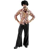 fancy dress warehouse Men's Disco Adult Costume