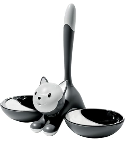 ALESSI アレッシィ LULA ドッグボウル/ブラック AMMI19 B