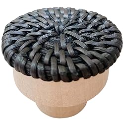 BOHOIFY 6pc Boho Rattan Knobs for