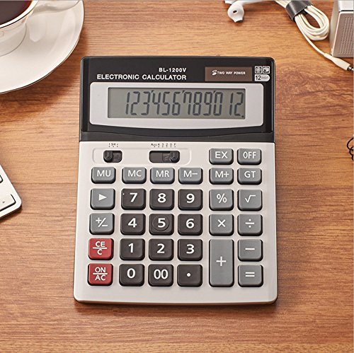 image for LITVZ Calculator, Standard Desk Solar Calculators with Large Display B