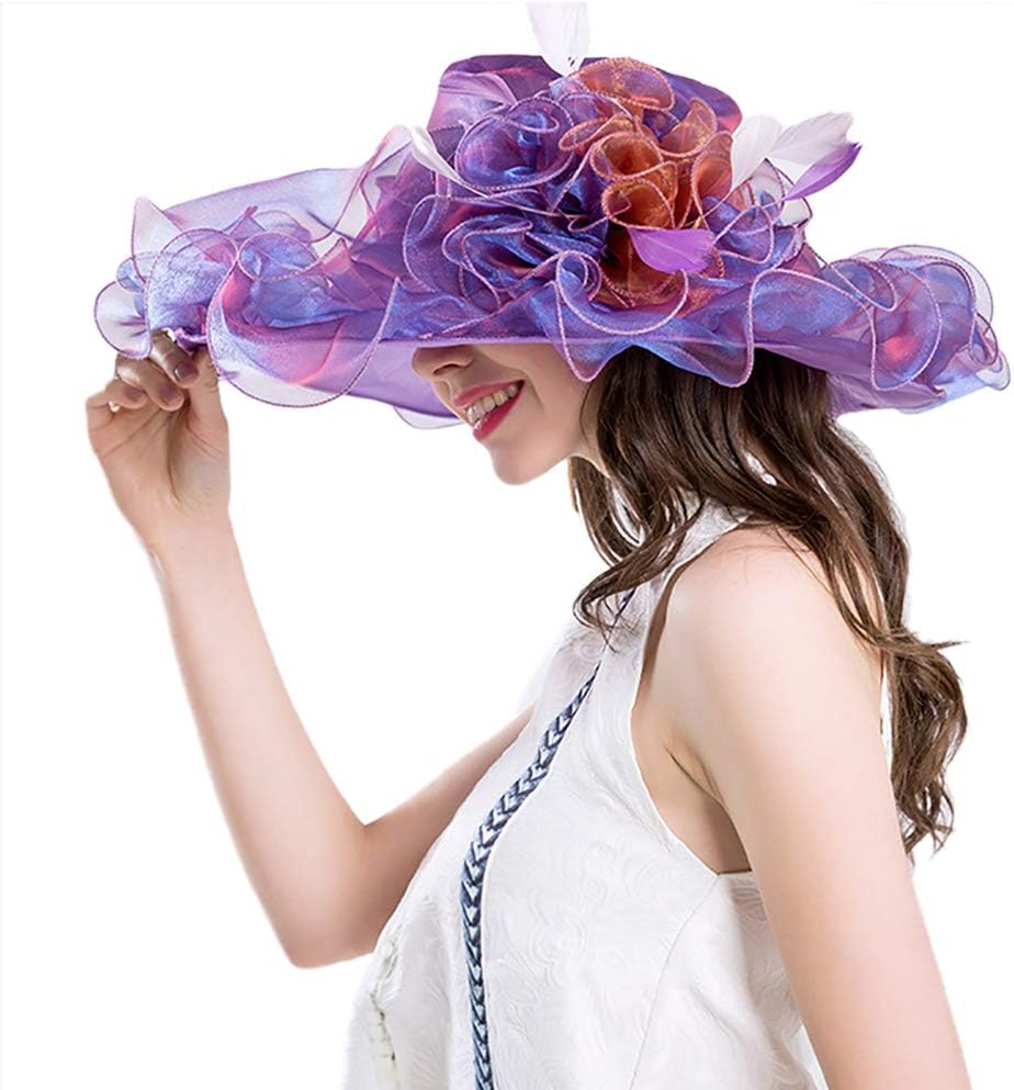 crushable organza hats