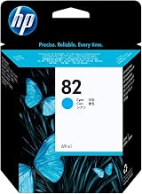 HP 82 Cyan Ink Cartridge C4911A for DesignJet 10 100 120 20 500 800 Series view 2